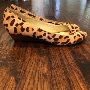 Steve Madden Leopard Print Kitten Heels